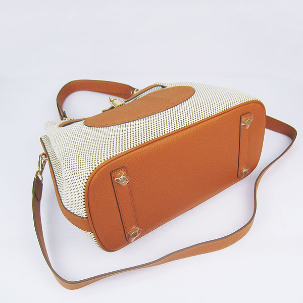 Replica Hermes New Arrival Double-duty handbag Orange 60668 - Click Image to Close